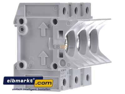 Ansicht links Siemens Indus.Sector 5SG5701 Neozed-Sicherungssockel Gr.D02, 3-polig 