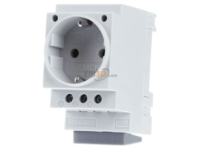 Front view Siemens 5TE6800 Socket outlet for distribution board 

