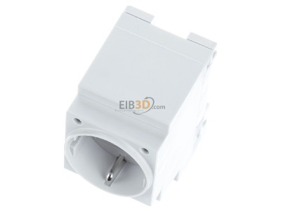 View up front Siemens 5TE6800 Socket outlet for distribution board 
