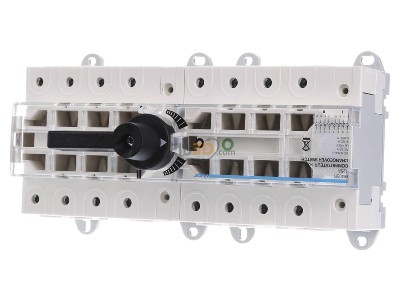 Front view Hager HI406R Off-load switch 4-p 125A 
