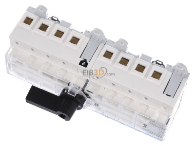 View up front Hager HI406R Off-load switch 4-p 125A 

