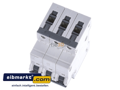 View up front Siemens Indus.Sector 5SY4320-8 Miniature circuit breaker 3-p D20A 
