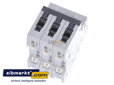 Top rear view Siemens Indus.Sector 5SY4320-8 Miniature circuit breaker 3-p D20A 
