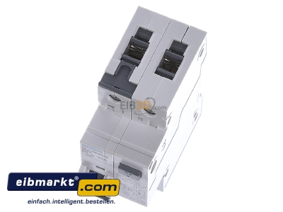 View up front Siemens Indus.Sector 5SU1154-6KK10 Earth leakage circuit breaker B10/0,01A 
