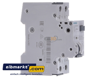 View on the left Siemens Indus.Sector 5SU1354-7KK16 Earth leakage circuit breaker C16/0,03A
