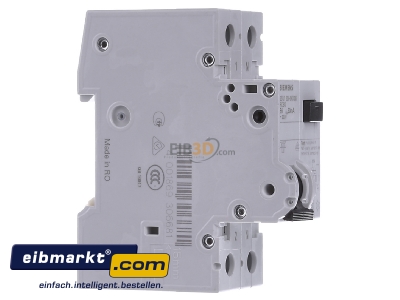 View on the left Siemens Indus.Sector 5SU1356-6KK06 Earth leakage circuit breaker B6/0,03A
