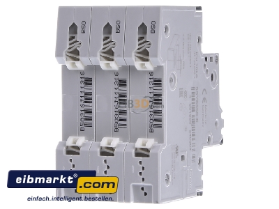 Back view Siemens Indus.Sector 5SY6350-6 Miniature circuit breaker 3-p B50A
