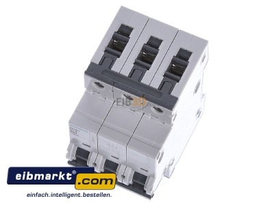 View up front Siemens Indus.Sector 5SY6350-6 Miniature circuit breaker 3-p B50A
