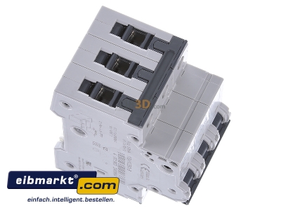 Ansicht oben links Siemens Indus.Sector 5SY6350-6 LS-Schalter B50A,3pol,T=70,6kA 