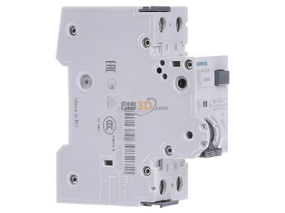 Ansicht links Siemens 5SU1654-7KK32 FI/LS-Schutzeinrichtung C,32A,1+N,300mA,10kA 