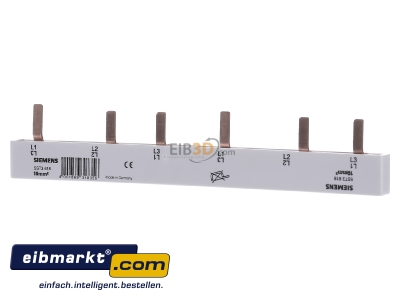 Frontansicht Siemens Indus.Sector 5ST3618 Stiftsammelschiene 2x(3x(1xPHASE+HS/F 