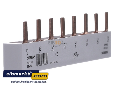 View on the left Siemens Indus.Sector 5ST3651 Phase busbar 4-p

