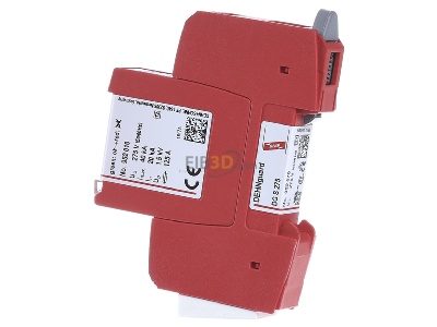 View on the right Dehn DG S 275 Surge protection for power supply 
