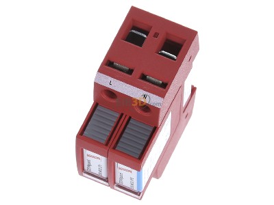 View up front Dehn DG M TT 2P 275 Surge protection for power supply 
