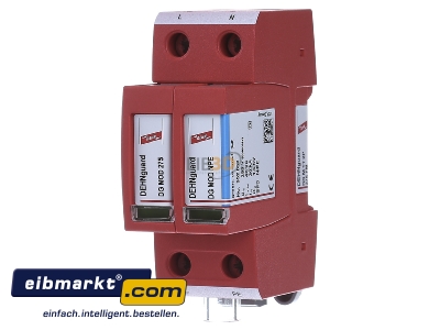 Front view Dehn+Shne DG M TT 2P 275 FM Surge protection for power supply
