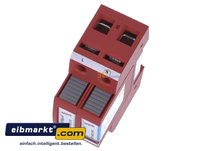 View up front Dehn+Shne DG M TT 2P 275 FM Surge protection for power supply
