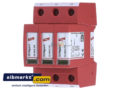 Front view Dehn+Shne DG M TNC 275 FM Surge protection for power supply
