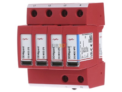 Front view Dehn DG M TT 275 Surge arrester DEHNguard, 
