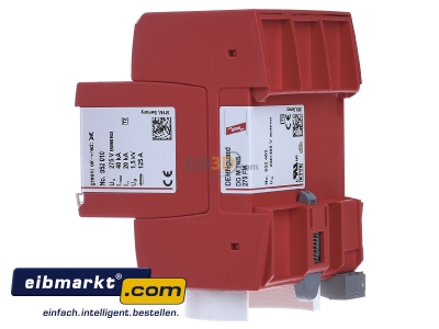View on the right Dehn+Shne DG M TNS 275 FM Surge protection for power supply
