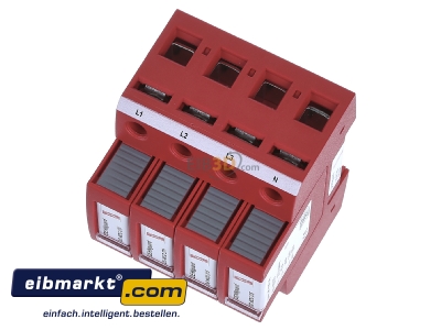View up front Dehn+Shne DG M TNS 275 FM Surge protection for power supply
