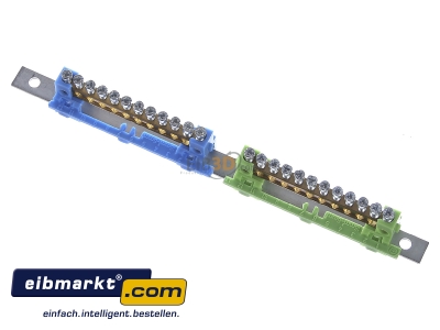 View up front Spelsberg PNS 123 Rail terminal bar 12-p screw clamp 
