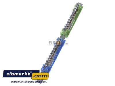 View top left Spelsberg PNS 123 Rail terminal bar 12-p screw clamp 
