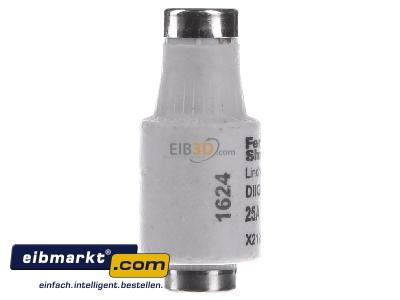View on the left Mersen X212540 Diazed fuse link DII 25A

