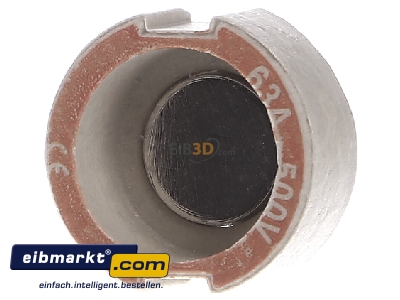 Front view Mersen J212022 Diazed screw adapter DIII 63A
