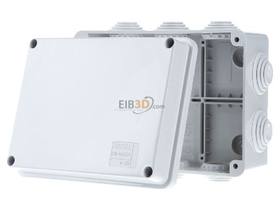 Front view Gewiss GW44006 Surface mounted box 150x110mm 
