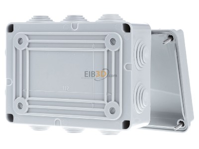 Back view Gewiss GW44006 Surface mounted box 150x110mm 
