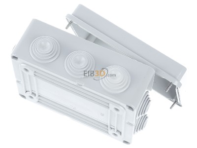 Top rear view Gewiss GW44006 Surface mounted box 150x110mm 
