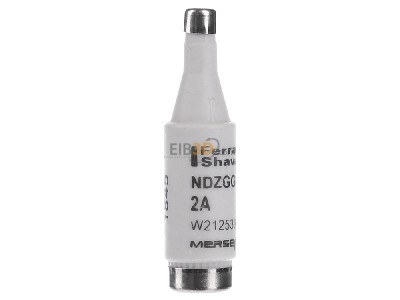 Ansicht links Mersen NDZGG50V2 D-Sicherungseinsatz NDZ gG 2A/500V 