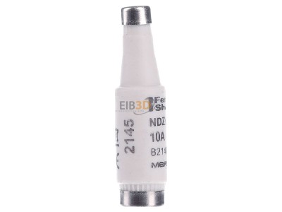 View on the left Mersen NDZGG50V10 Diazed fuse link NDZ 10A 
