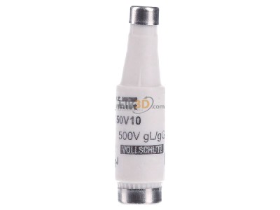 View on the right Mersen NDZGG50V10 Diazed fuse link NDZ 10A 
