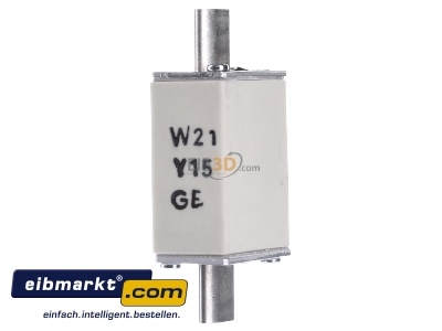 Back view Mersen NH000GG50V10 Low Voltage HRC fuse NH0 10A 
