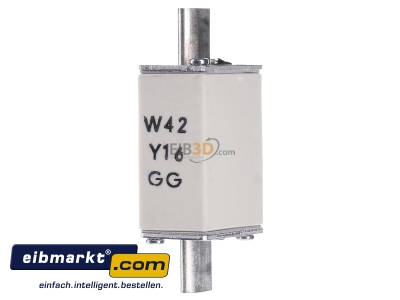 Ansicht hinten Mersen A222847 NH-ZERO-Sicherungseinsatz Gr.000, 20A AC500V NH000GG50V20
