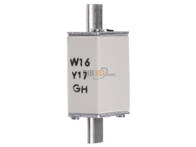Back view Mersen NH000GG50V25 Low Voltage HRC fuse NH000 25A 
