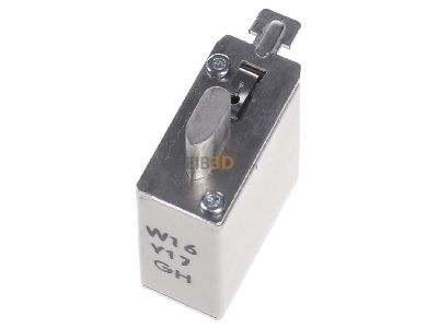 Ansicht oben hinten Mersen NH000GG50V25 NH-ZERO-Sicherungseinsatz 25A,Gr.000,AC500V 