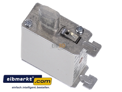 Ansicht oben links Mersen 1B655. NH-ZERO-Sicherungseinsatz 63A,Gr.000,AC500V 