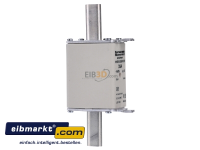 Ansicht links Mersen 1B045. NH-ZERO-Sicherungseinsatz Gr.0, 35A AC500V 