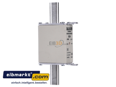 Ansicht links Mersen 1B055. NH-ZERO-Sicherungseinsatz Gr.0, 63A AC500V 