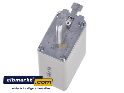 Ansicht oben hinten Mersen 1B055. NH-ZERO-Sicherungseinsatz Gr.0, 63A AC500V 