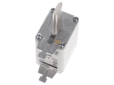 Ansicht oben vorne Mersen NH2GG50V80 NH-Sicherungseinsatz SF Gr.2 gG 80A/500V KM 