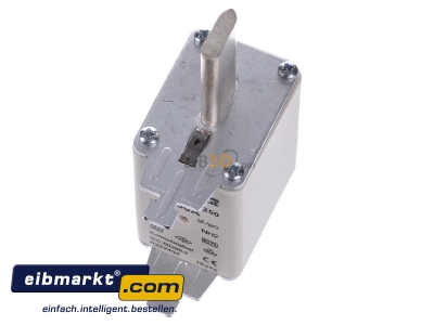 Ansicht oben vorne Mersen 1B275. NH-ZERO-Sicherungseinsatz 250A,Gr.2,AC500V 