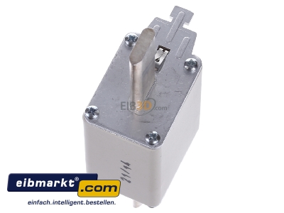 Top rear view Mersen 1B275. Low Voltage HRC fuse NH2 250A
