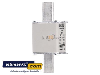 Ansicht links Mersen N211083 NH-ZERO-Sicherungseinsatz Gr.2, 400A AC500V NH2GG50V400