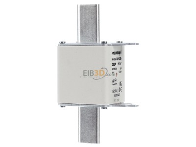 Ansicht links Mersen NH3GG50V250 NH-Sicherungseinsatz SF Gr.3 gG 250A/500V KM 