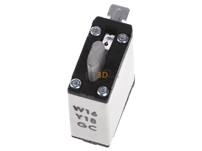 Ansicht oben hinten Mersen NH000GG50V6-1 NH-ZERO-Sicherungseinsatz Gr.000, 6A AC500V 
