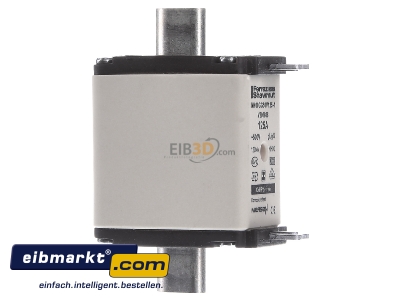 Ansicht links Mersen NH00GG50V125-1 NH-ZERO-Sicherungseinsatz 125A,Gr.00,AC500V 