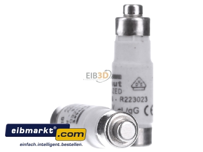 View on the right Mersen 1700.016 Neozed fuse link D01 16A
